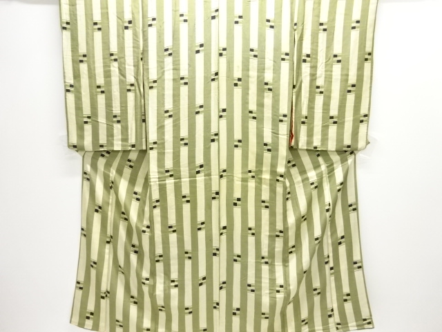 JAPANESE KIMONO / ANTIQUE KIMONO / GEOMETRIC
